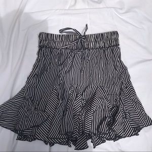 Princess Polly striped mini skirt with layers